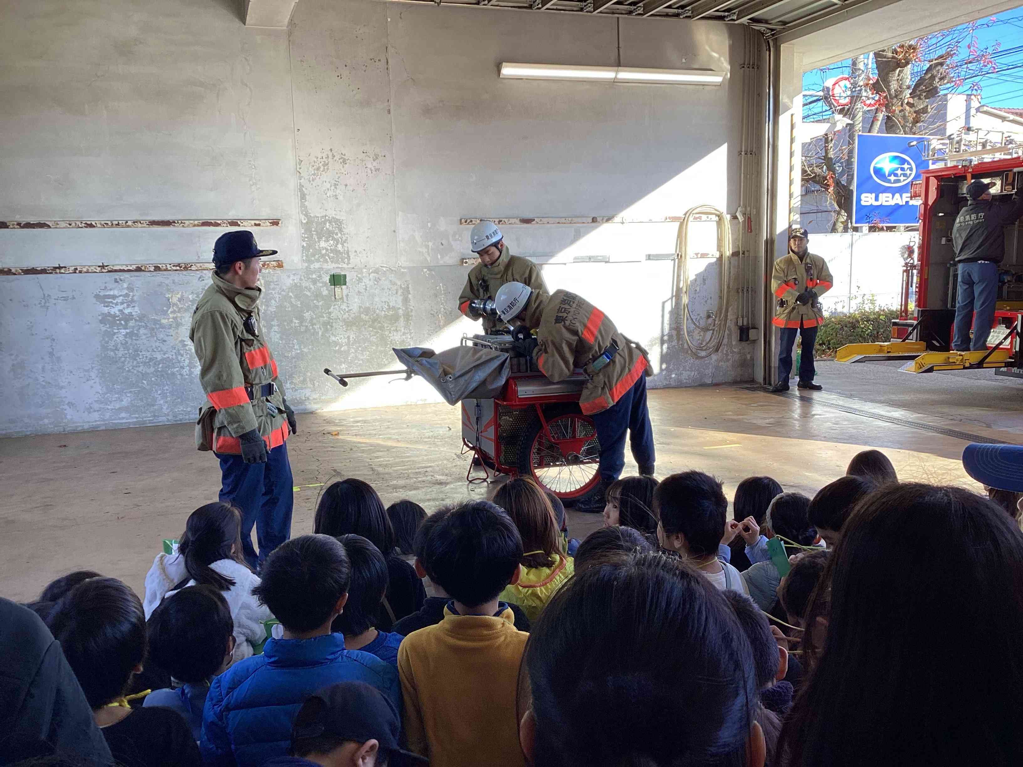 点検の様子を見せていただきました。